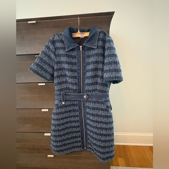 Jason Wu Dresses & Skirts - Jason Wu Tweed denim dress size medium